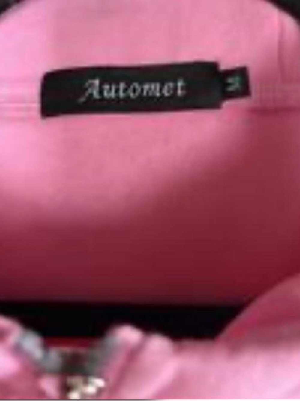 Bubblegum Pink HalfZip Hoodie Oversized Cropped Cozy Sweatshirt Medium trending - Picture 2 of 3